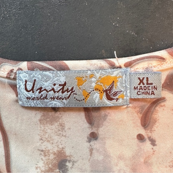 Unity World Wear Earthy Tones Dress - Picture 3 of 3